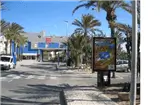 Publicidad exterior en Plaza Bohemia y el hotel Dos Mares, La Manga del Mar Menor